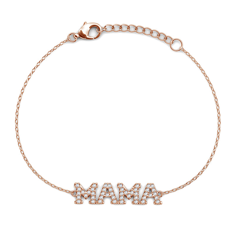 Dainty MAMA Letter Sparkle Bracelet Mother’s Day Jewelry Present / DB0255