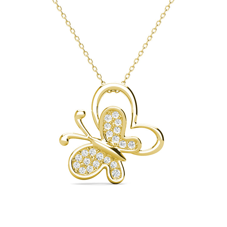 Charming Nature-Inspired Butterfly Necklace for Spring/ DP0790