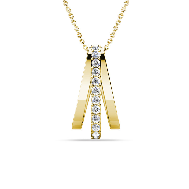 Hypoallergenic Copper Vertical Linear Bar Frame Comfort Fit Thin O Link Stack Layer Necklace Silver Plated Lightweight Double V Side Linear Bar Stackable Women’s Formal Daily Pendant N/ DP0745