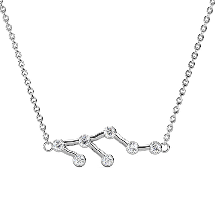 Official Swarovski Crystal Leo Necklace 18K Gold Plated Zodiac Constellation Pendant / DP0675